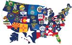2'x 3' US State Flags